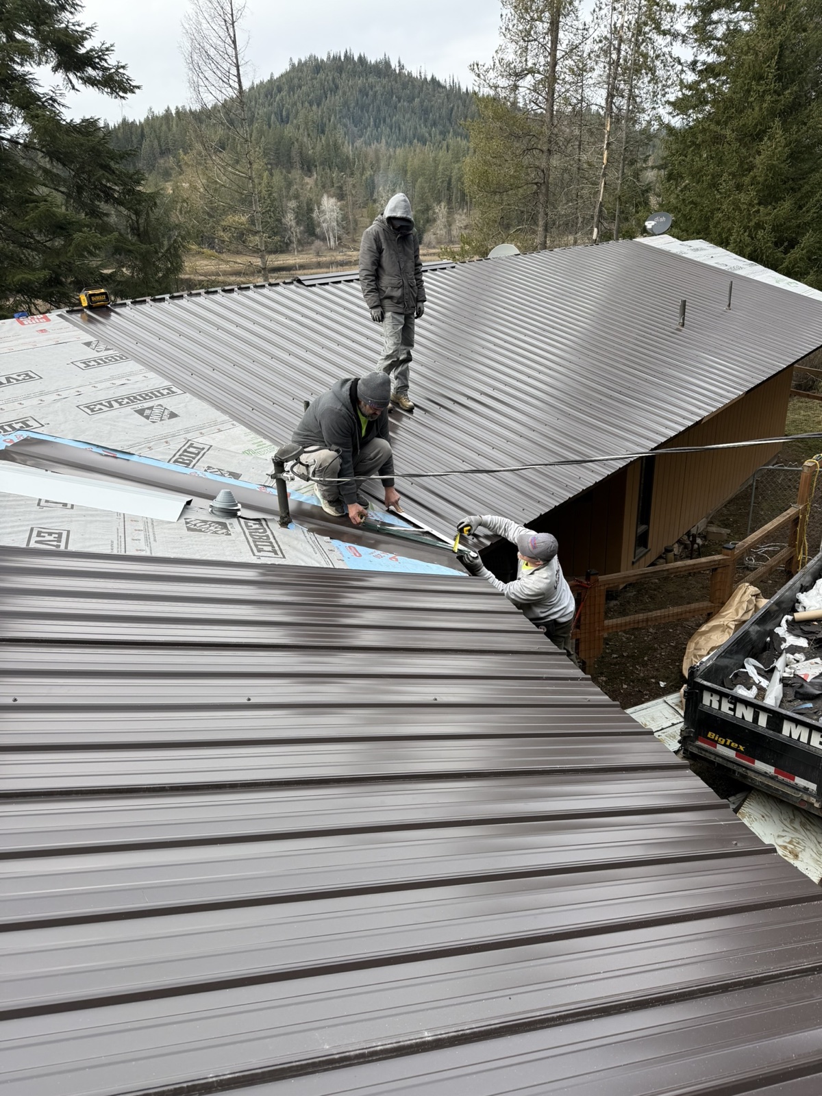 Roofing — residential roof installation