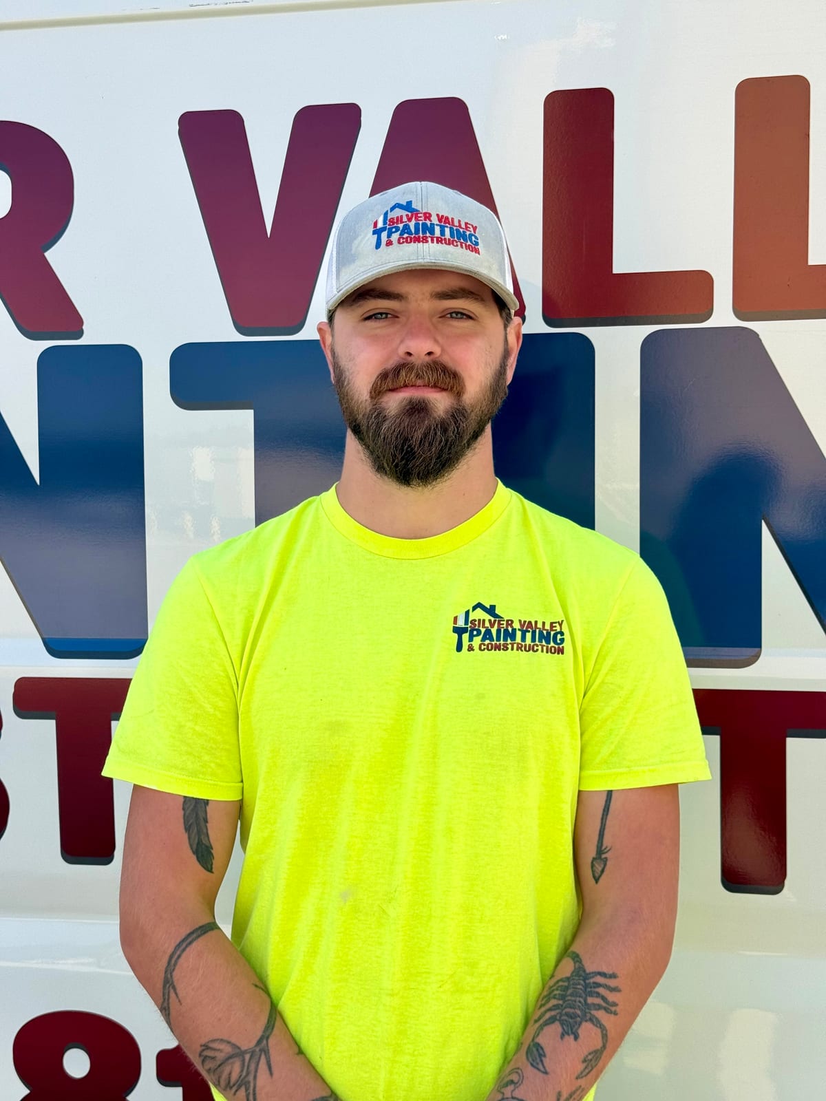 Blake N. of the Silver Valley Painting & Construction crew