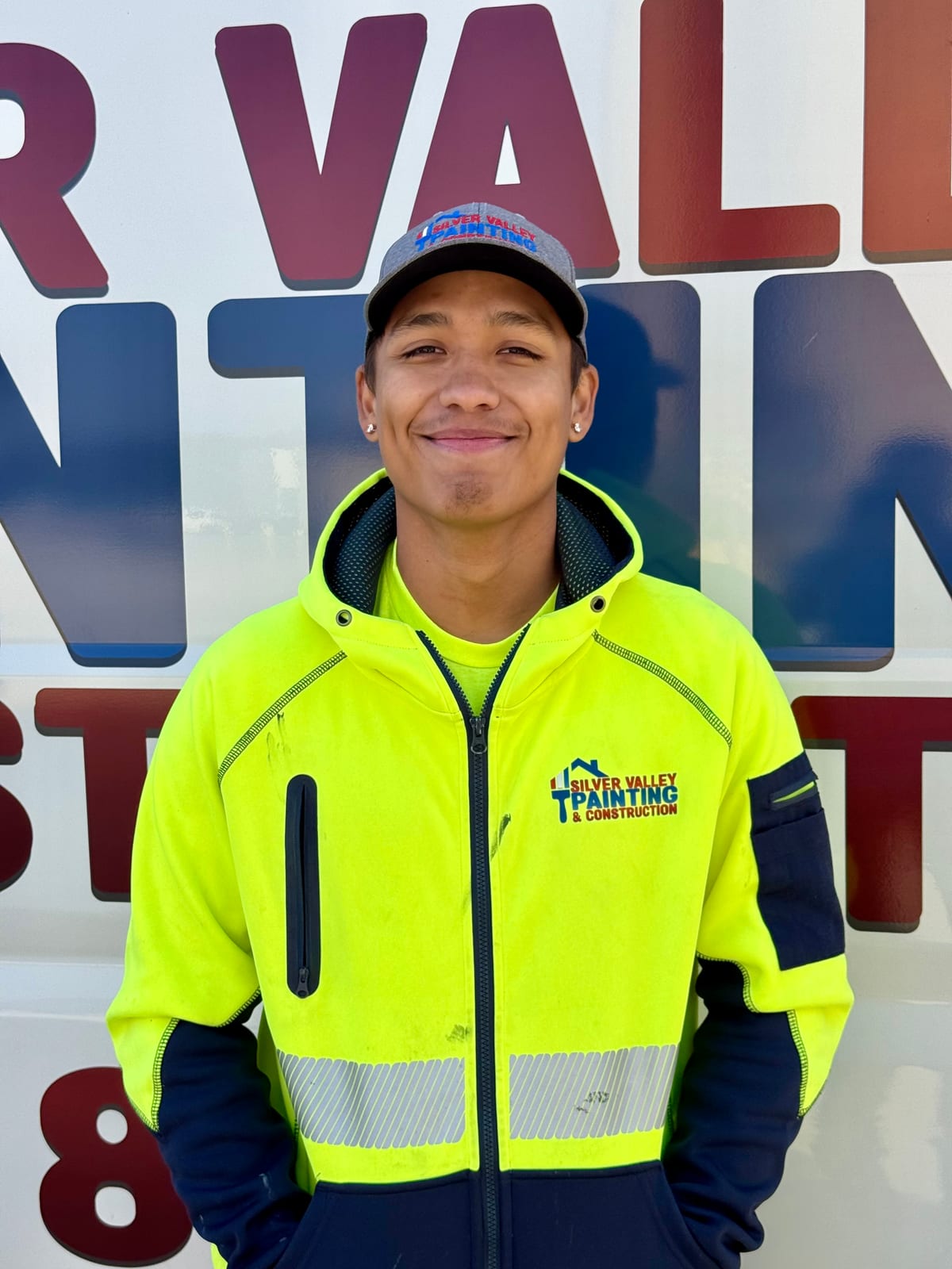 Isaiah B. of the Silver Valley Painting & Construction crew