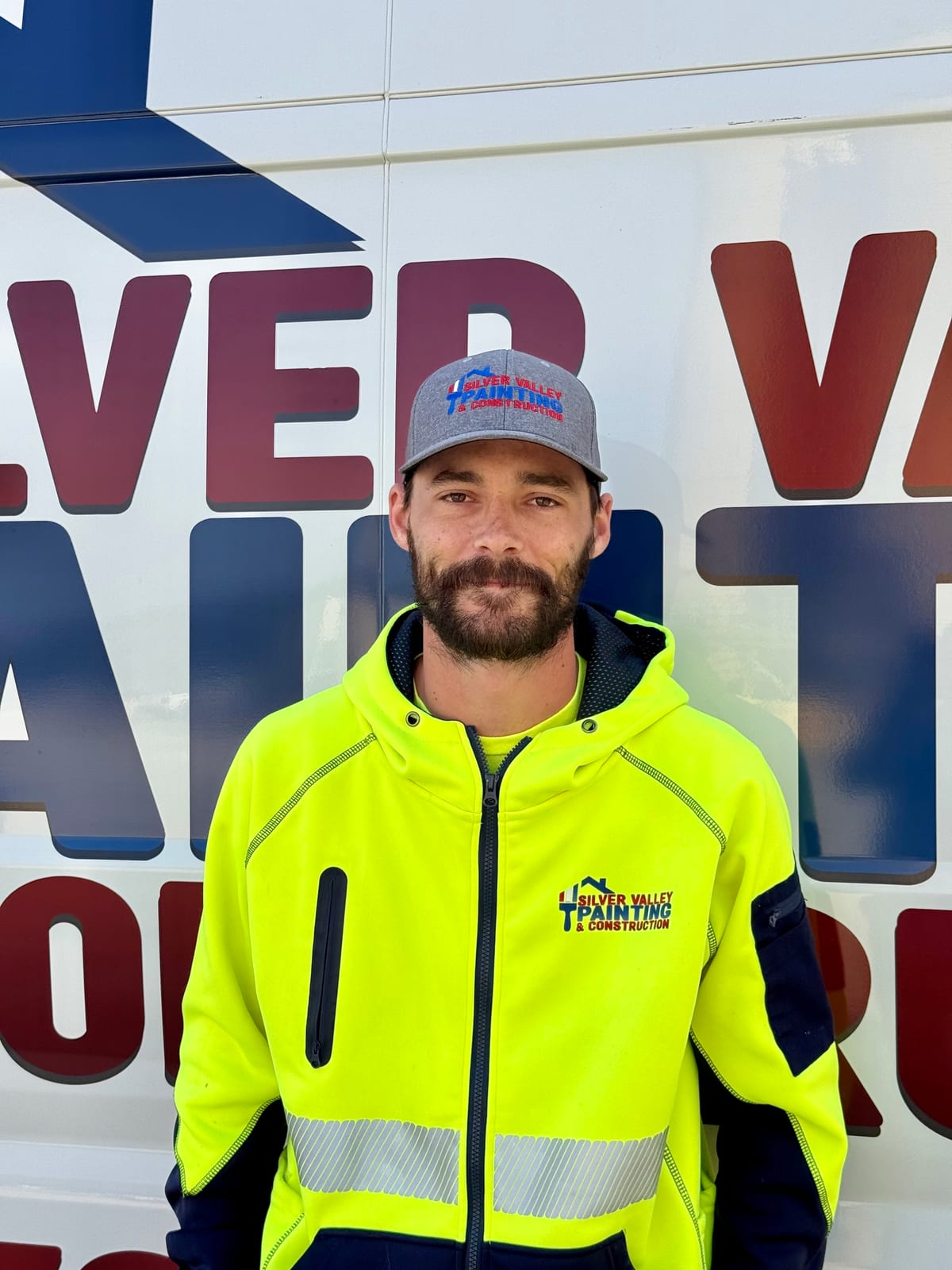 Jarid R. of the Silver Valley Painting & Construction crew